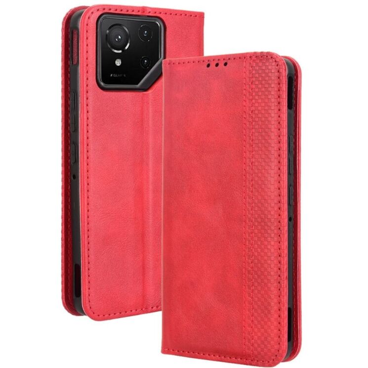 Чехол Deexe Retro Style для ASUS ROG Phone 9 / 9 Pro - Red: фото 1 из 7