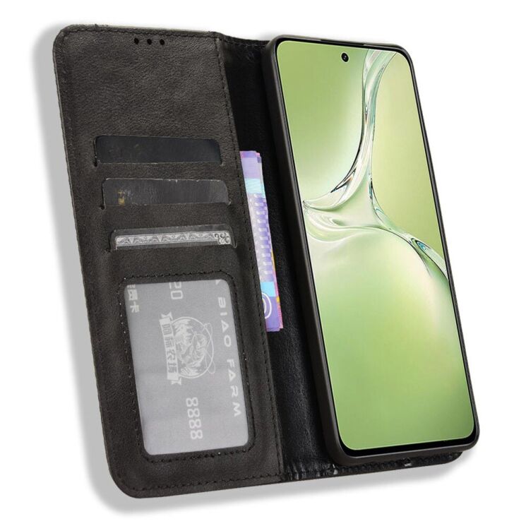 Чехол Deexe Retro Style для OnePlus Nord CE 4 Lite - Black: фото 2 из 7