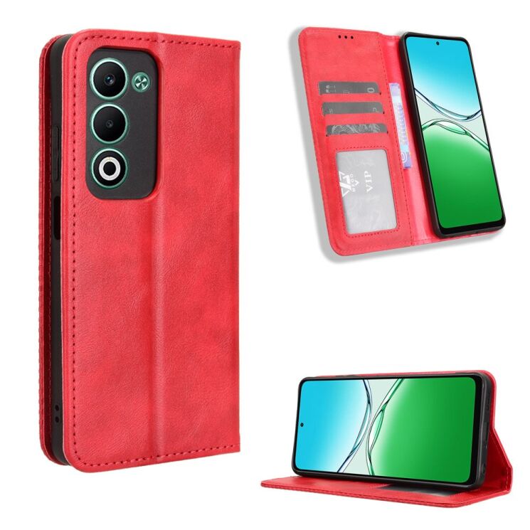 Чохол Deexe Retro Style для OPPO A5 - Red: фото 2 з 16