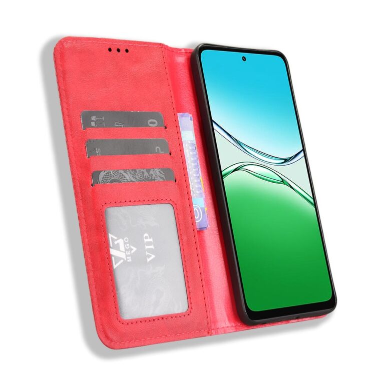 Чохол Deexe Retro Style для OPPO A5 - Red: фото 5 з 16