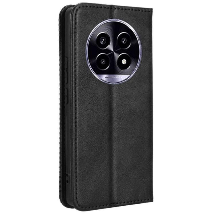 Чохол Deexe Retro Style для Realme 13 Pro / 13 Pro Plus - Black: фото 6 з 7