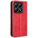 Чехол Deexe Retro Style для Xiaomi 14T Pro - Red (365608R). Фото 6 из 7