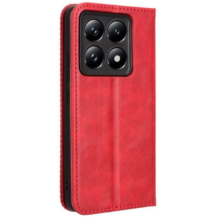 Чехол Deexe Retro Style для Xiaomi 14T Pro - Red: фото 6 из 7