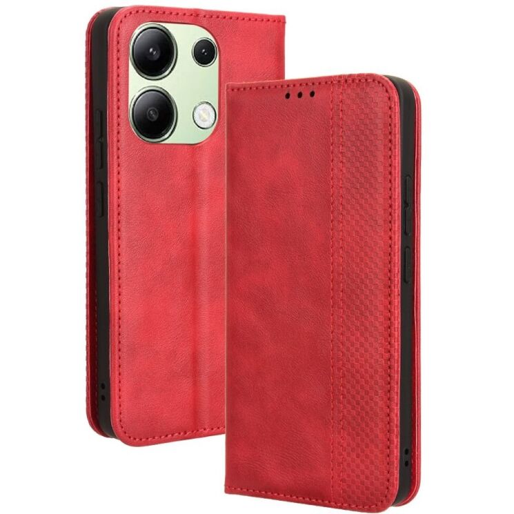 Чехол Deexe Retro Style для Xiaomi Redmi Note 13 - Red: фото 1 из 9