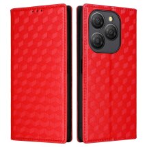 Чехол Deexe Rhombus Book для Blackview Shark 9 - Red: фото 1 из 10