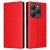 Чехол Deexe Rhombus Book для Blackview Shark 9 - Red: фото 1 из 10
