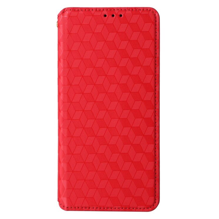Чехол Deexe Rhombus Book для Blackview Shark 9 - Red: фото 7 из 10