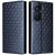 Чехол Deexe Rhombus Book для Honor X7b - Blue: фото 1 из 7