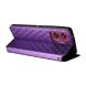 Чохол Deexe Rhombus Book для Motorola Edge 50 Fusion - Purple (354256V). Фото 4 з 9