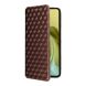 Чохол Deexe Rhombus Book для Motorola Moto G86 - Brown (383318Z). Фото 6 з 10