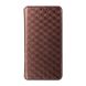 Чохол Deexe Rhombus Book для Motorola Moto G86 - Brown (383318Z). Фото 7 з 10