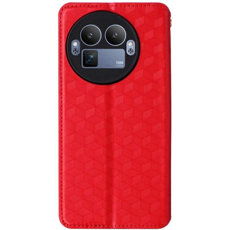 Чехол Deexe Rhombus Book для Realme GT 8 Pro - Red: фото 8 з 8