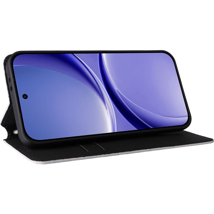 Чехол Deexe Rhombus Book для Xiaomi Poco X8 Pro - Silver: фото 4 из 9