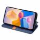 Чехол Deexe Rhombus Wallet для Infinix Hot 40i - Blue (345022L). Фото 3 из 6