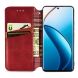 Чехол Deexe Rhombus Wallet для Realme 12 / 12 Plus - Red (355511R). Фото 2 из 6