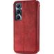 Чехол Deexe Rhombus Wallet для Realme C65 - Red (353930R). Фото 5 из 9