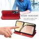 Чехол Deexe Rhombus Wallet для Realme C65 - Red (353930R). Фото 8 из 9