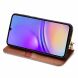 Чехол Deexe Rhombus Wallet для Samsung Galaxy A06 (A065) - Brown (365117Z). Фото 3 из 6