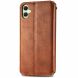 Чехол Deexe Rhombus Wallet для Samsung Galaxy A06 (A065) - Brown (365117Z). Фото 5 из 6