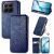 Чохол Deexe Rhombus Wallet для Xiaomi 17T - Blue: фото 1 з 8