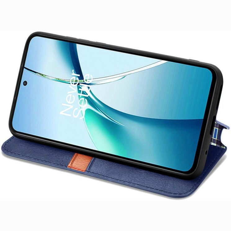 Чохол Deexe Rhombus Wallet для Xiaomi 17T - Blue (408822L) Чохол Deexe Rhombus Wallet для Xiaomi 17T - Blue: фото 4 з 8