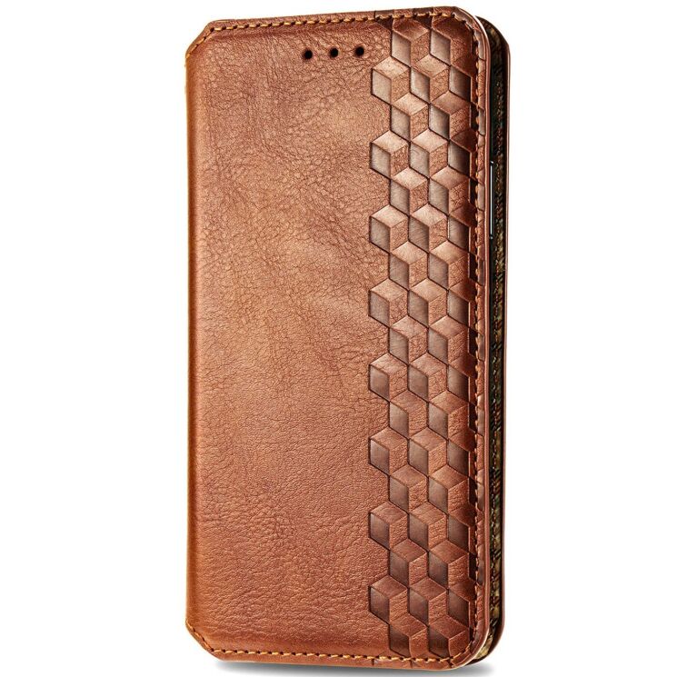 Чохол Deexe Rhombus Wallet для Xiaomi Redmi Note 15 Pro 5G - Brown (405064Z) Чохол Deexe Rhombus Wallet для Xiaomi Redmi Note 15 Pro 5G - Brown: фото 5 з 11
