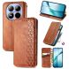 Чохол Deexe Rhombus Wallet для Xiaomi Redmi Note 15 Pro 5G - Brown (405064Z). Фото 4 з 11