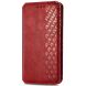Чохол Deexe Rhombus Wallet для ZTE Blade A75 - Red (361512R). Фото 4 з 9