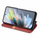 Чохол Deexe Rhombus Wallet для ZTE Blade A75 - Red (361512R). Фото 3 з 9