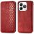 Чехол Deexe Rhombus Wallet для ZTE Blade A75 - Red: фото 1 из 9