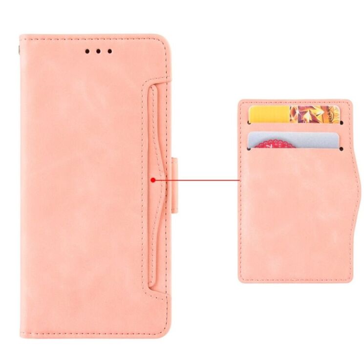 Чехол Deexe Wallet Stand для Honor 90 Lite - Pink: фото 7 из 7
