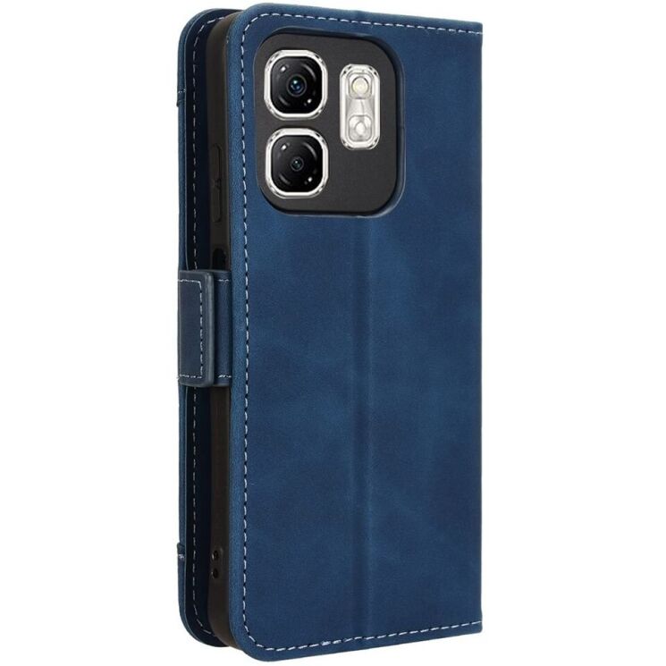 Чехол Deexe Wallet Stand для Infinix Smart 9 (X6532) / Hot 50i (X6531) - Blue: фото 7 из 7