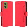 Чохол-книжка з кишеньками Deexe Wallet Stand для Motorola Moto G06 / G06 Power - Red (401503R)