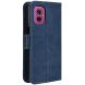 Чехол Deexe Wallet Stand для Motorola Moto G55 - Blue (366107L). Фото 6 из 7