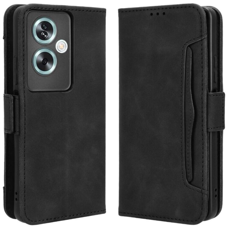 Чехол Deexe Wallet Stand для OnePlus Nord N30 SE - Black: фото 1 из 7