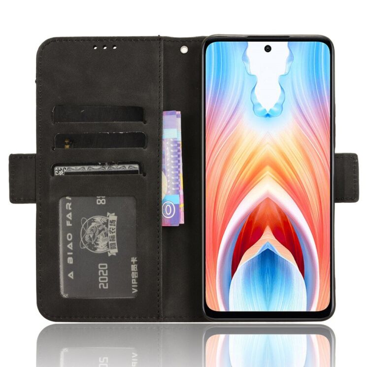 Чехол Deexe Wallet Stand для OnePlus Nord N30 SE - Black: фото 3 из 7