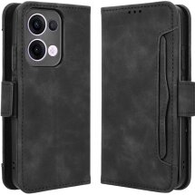 Чехол Deexe Wallet Stand для OPPO Reno 13 5G - Black: фото 1 из 7