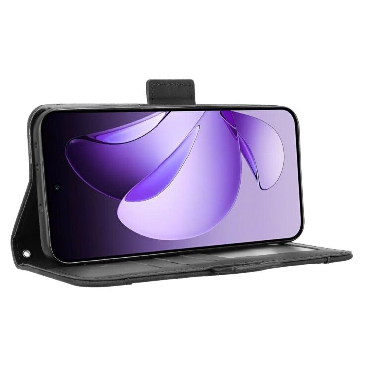 Чехол Deexe Wallet Stand для OPPO Reno 13 5G - Black: фото 4 из 7