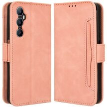 Чехол Deexe Wallet Stand для Realme C65 - Pink: фото 1 из 8