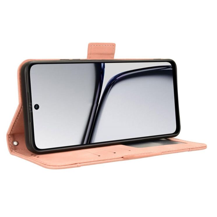 Чехол Deexe Wallet Stand для Realme C65 - Pink: фото 3 из 8