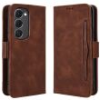 Чохол-книжка з кишеньками Deexe Wallet Stand для TECNO Spark 40 Pro Plus - Brown (401903Z)