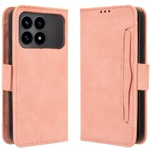 Чохол Deexe Wallet Stand для Xiaomi Poco F8 Pro - Pink: фото 1 з 15