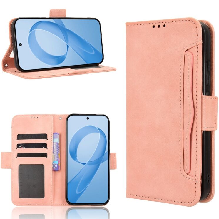 Чохол Deexe Wallet Stand для Xiaomi Poco F8 Pro - Pink: фото 7 з 15