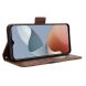 Чохол Deexe Wallet Stand для ZTE Blade A34 - Brown (366141Z). Фото 4 з 7