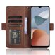 Чохол Deexe Wallet Stand для ZTE Blade A34 - Brown (366141Z). Фото 3 з 7