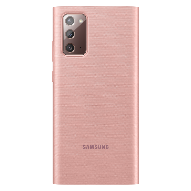 Чохол-книжка Clear View Cover для Samsung Galaxy Note 20 (N980) EF-ZN980CAEGRU - Copper Brown: фото 3 з 5