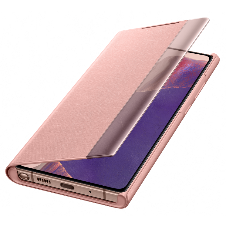 Чохол-книжка Clear View Cover для Samsung Galaxy Note 20 (N980) EF-ZN980CAEGRU - Copper Brown: фото 1 з 5