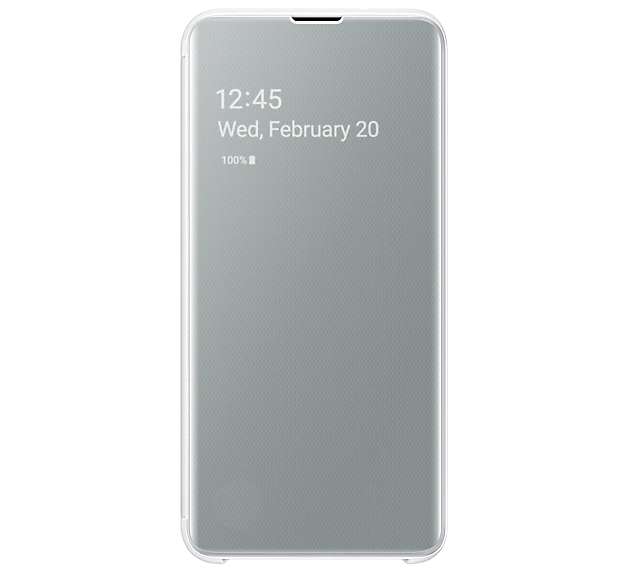 Чохол-книжка Clear View Cover для Samsung Galaxy S10e (G970) EF-ZG970CWEGRU - White: фото 2 з 5