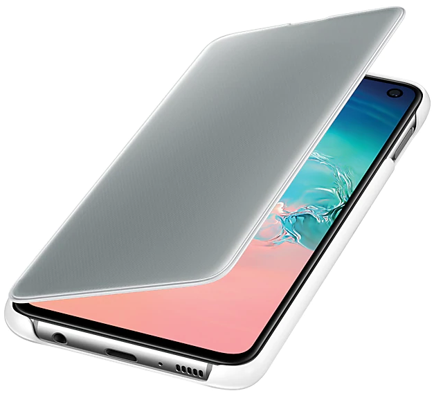 Чохол-книжка Clear View Cover для Samsung Galaxy S10e (G970) EF-ZG970CWEGRU - White: фото 1 з 5