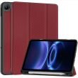 Чохол-книжка Deexe Carbon Folio для Xiaomi Redmi Pad 2 SE / Pad 2 9.7 - Red (407910R)